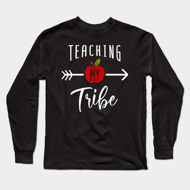 Teaching My Tribe Long Sleeve T-Shirt by Tesszero